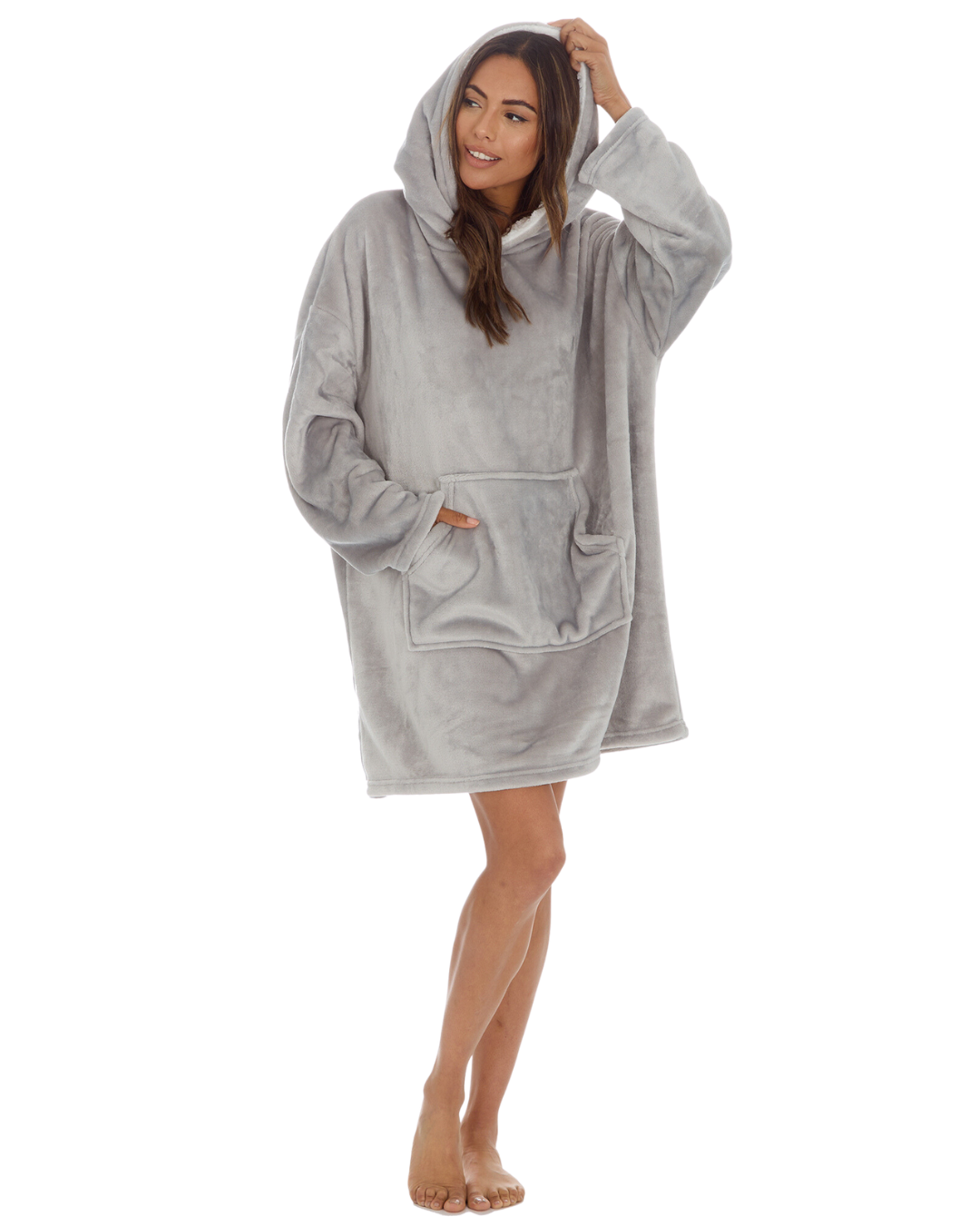 Fleece Oversized Lounger Hoodie