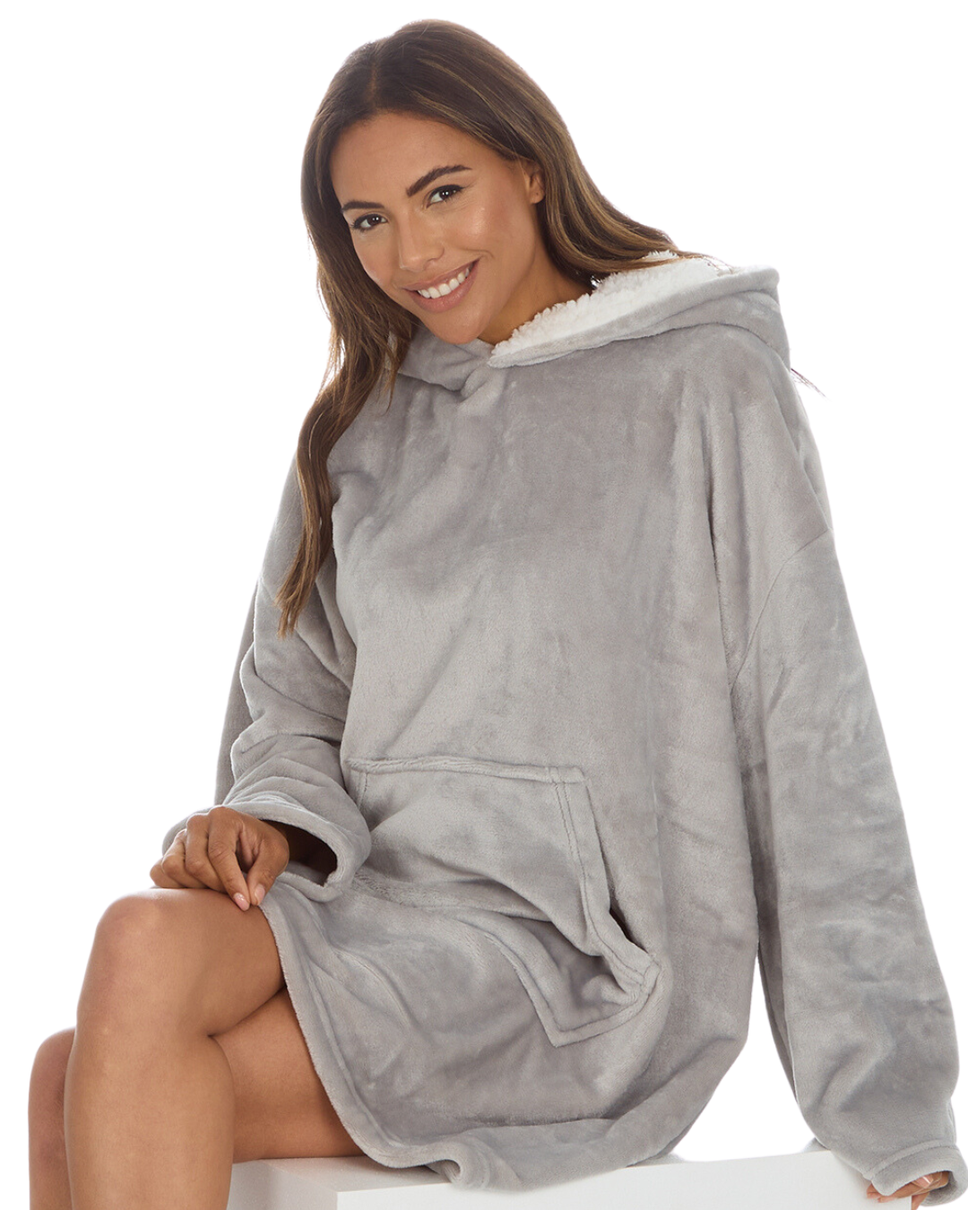 Fleece Oversized Lounger Hoodie
