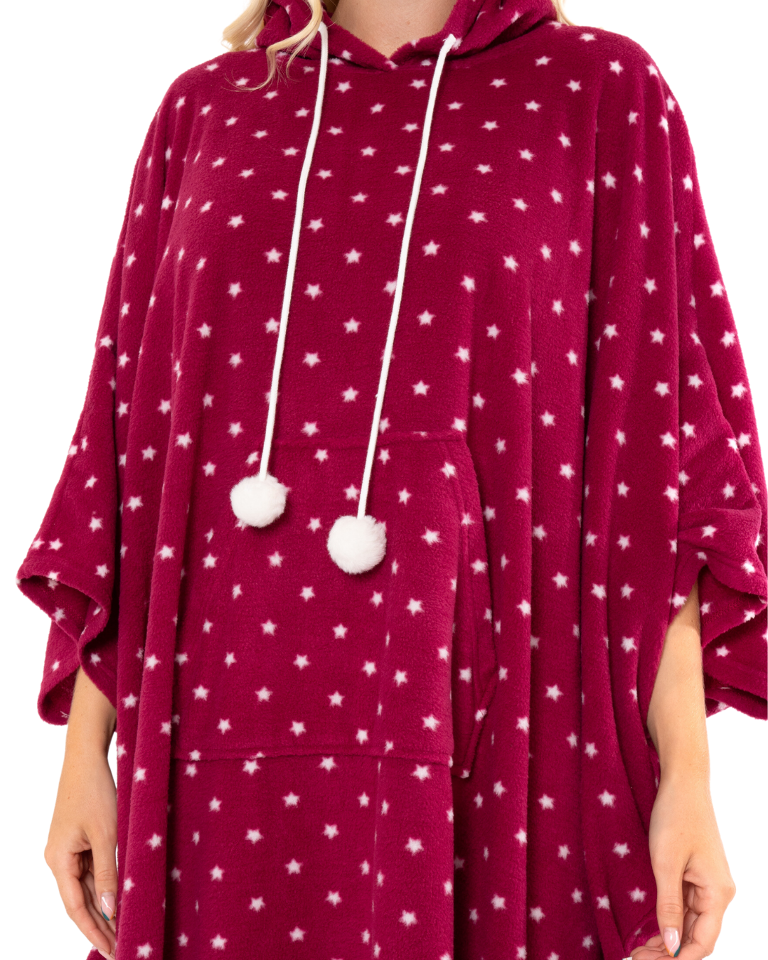 Fleece Oversized Lounger Poncho / Blanket