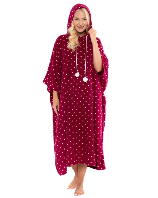 Fleece Oversized Lounger Poncho / Blanket