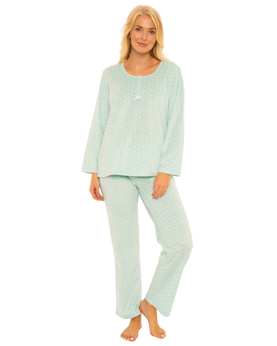 Long Sleeved Soft Fleece Pyjamas