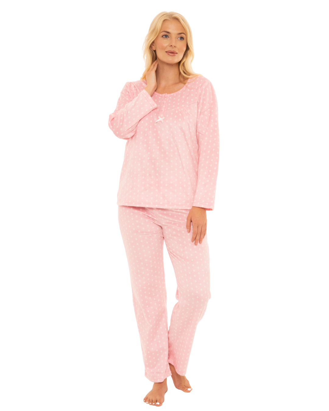 Pink Fleece Pyjamas Pink Sainsburys Tu Loungewear Tu Nightwear