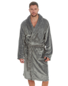 Mens Supersoft Fleece Tie Waist Robe