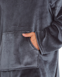 Mens Supersoft Fleece Hoodie Onesize