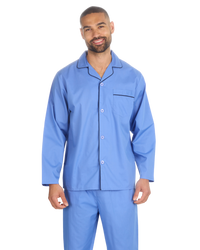 Mens Woven Poplin Pyjama in Classic Style