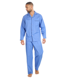 Mens Woven Poplin Pyjama in Classic Style