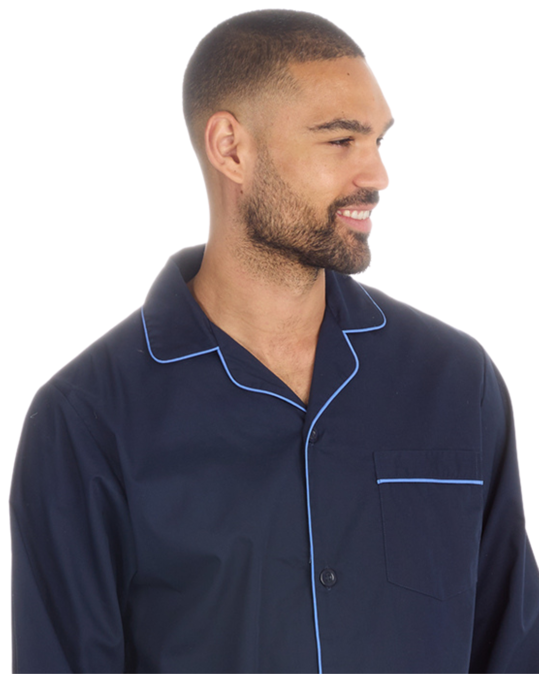 Mens Woven Poplin Pyjama in Classic Style