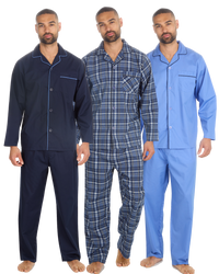 Mens Woven Poplin Pyjama in Classic Style