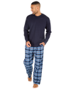 Mens Check Flannel & Jersey Pyjamas
