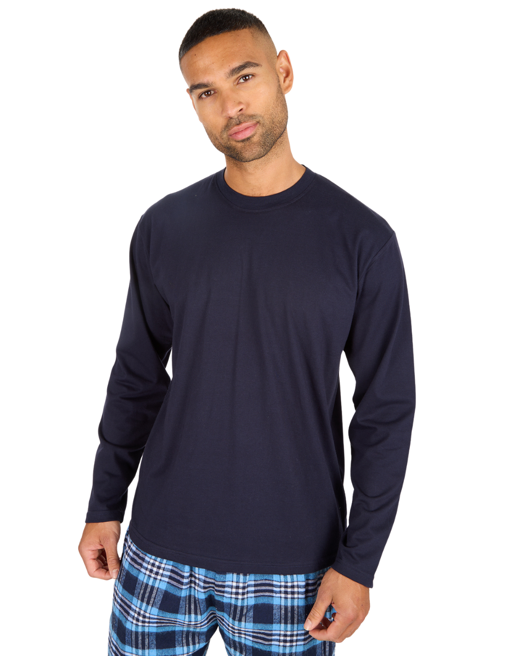 Mens Check Flannel & Jersey Pyjamas