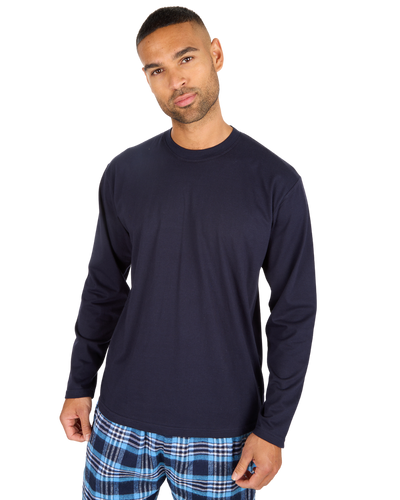 Mens Check Flannel & Jersey Pyjamas