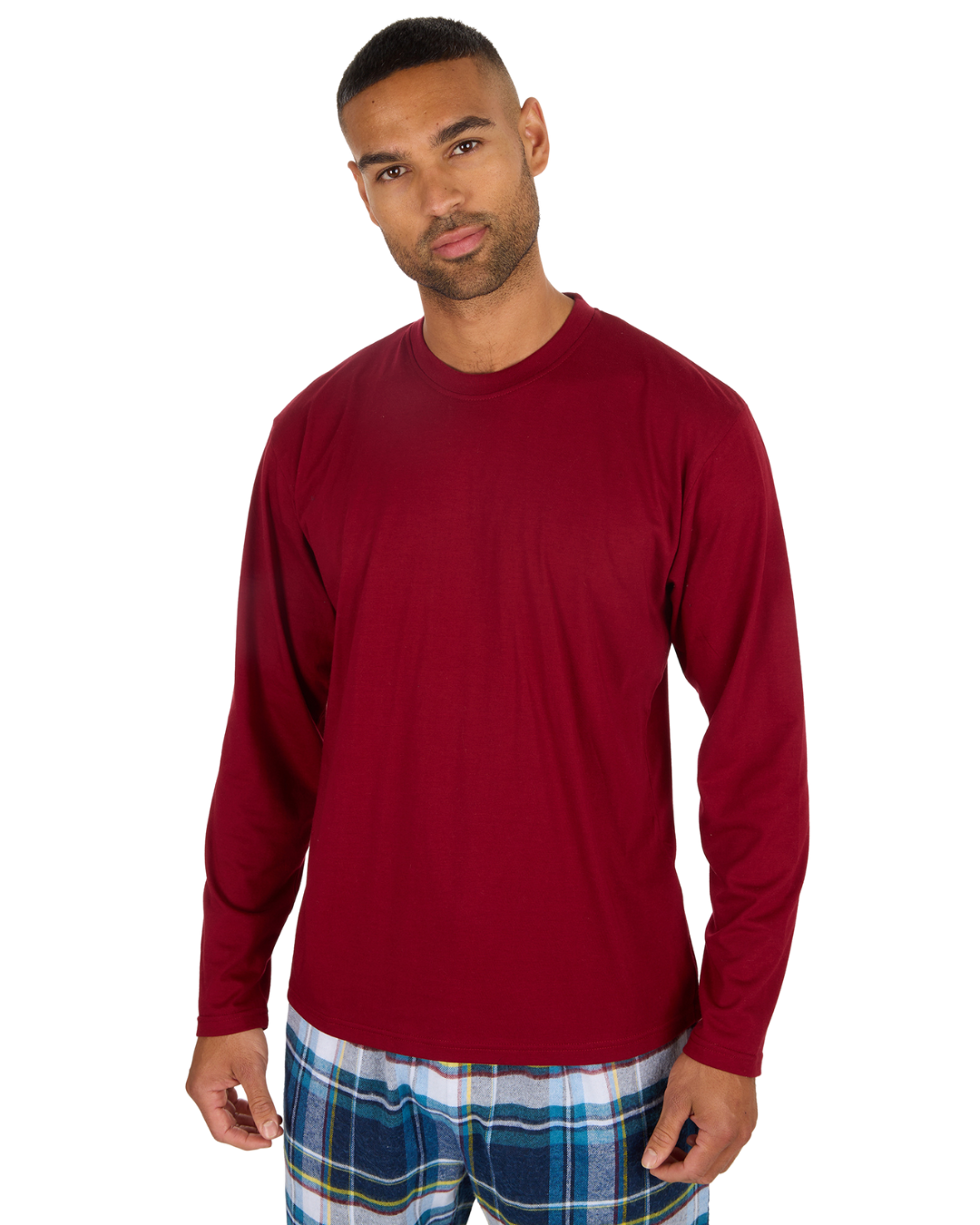 Mens Check Flannel & Jersey Pyjamas