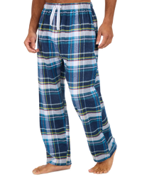 Mens Check Flannel Trousers      2 for £14