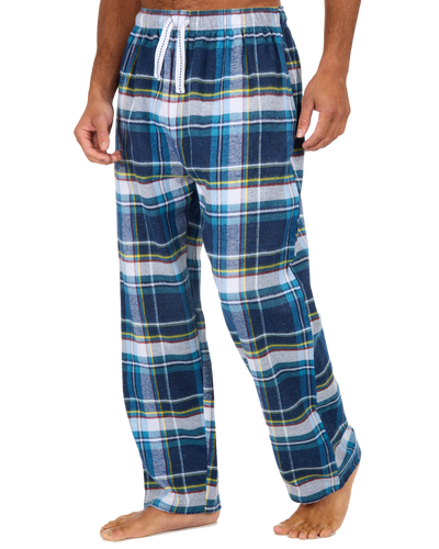 Mens Check Flannel Trousers      2 for £14