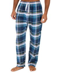 Mens Check Flannel Trousers      2 for £14