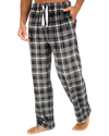 Mens Supersoft Check Fleece Trousers