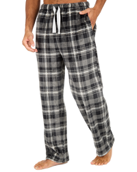 Mens Supersoft Check Fleece Trousers
