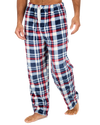 Mens Supersoft Check Fleece Trousers