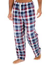 Mens Supersoft Check Fleece Trousers