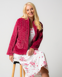 Luxury Soft Touch Jersey Long Sleeve Floral Nightdress