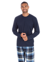 Mens Check Flannel & Jersey Pyjamas