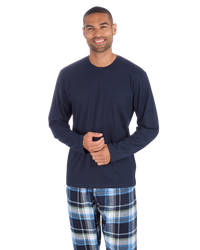 Mens Check Flannel & Jersey Pyjamas