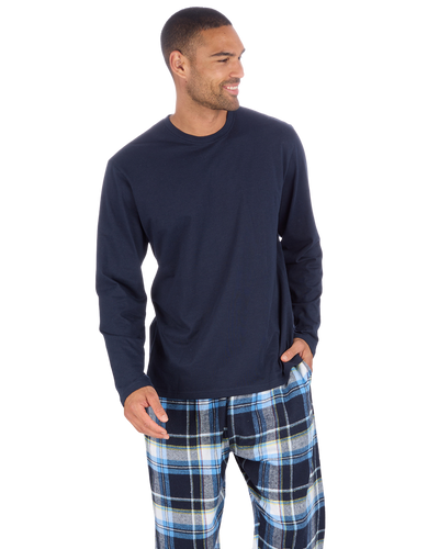 Mens Check Flannel & Jersey Pyjamas