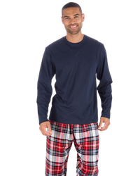 Mens Check Flannel & Jersey Pyjamas