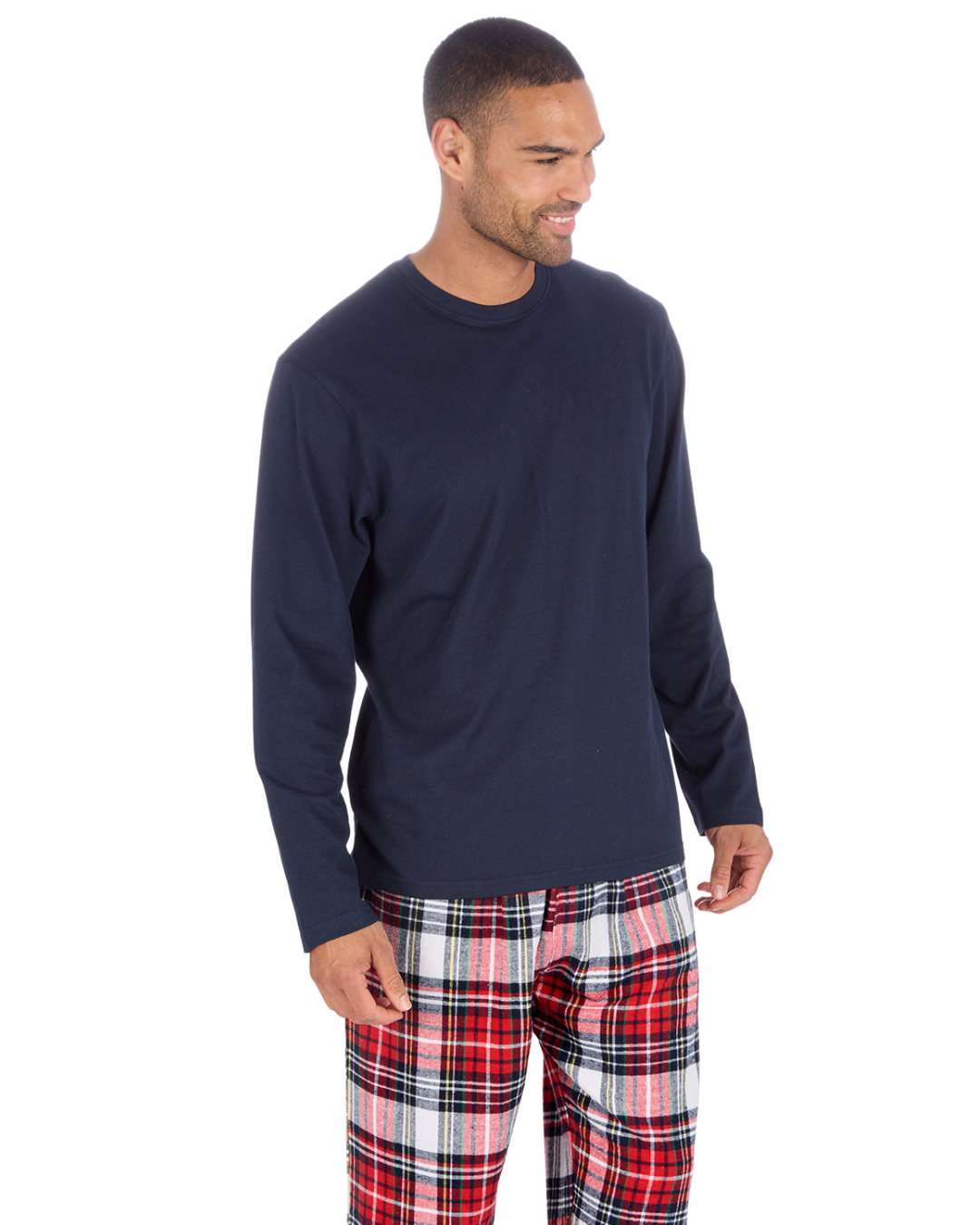 Mens Check Flannel & Jersey Pyjamas