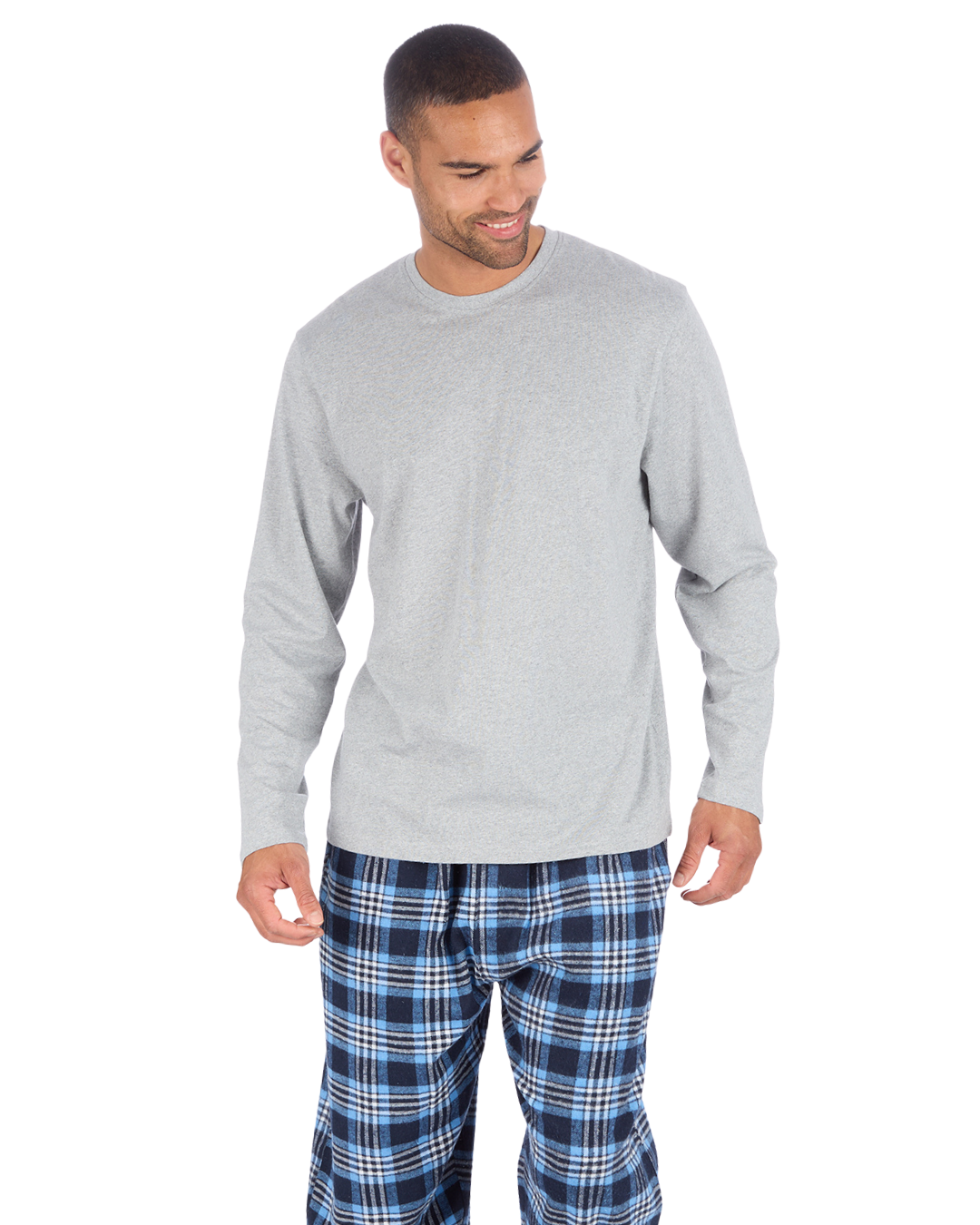 Mens Check Flannel & Jersey Pyjamas