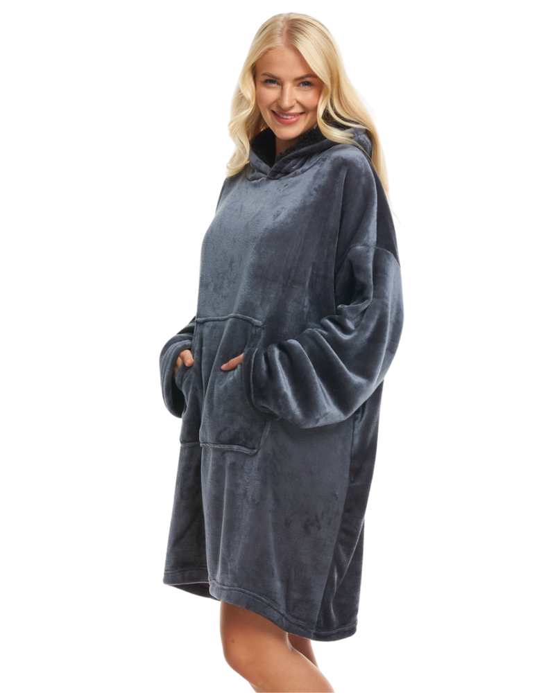 Fleece Oversized Lounger Hoodie