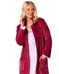 Ditsy Floral Print 100% Cotton Jersey Long Sleeve Nightshirt