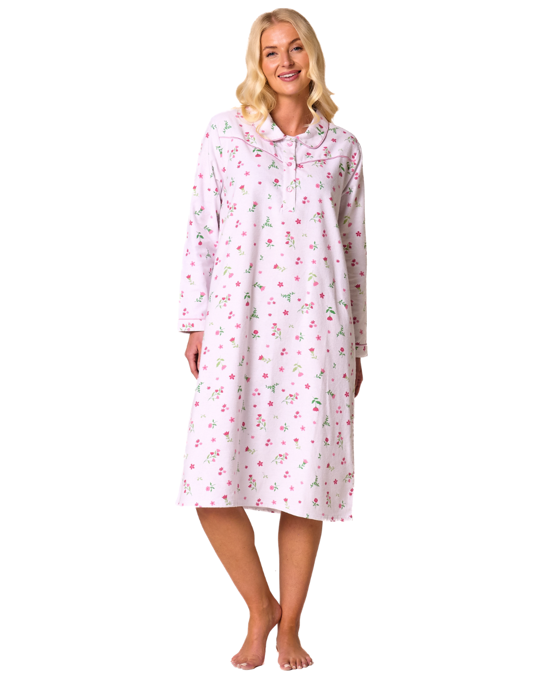 Classic Floral Wincy Nightdress Standard Length