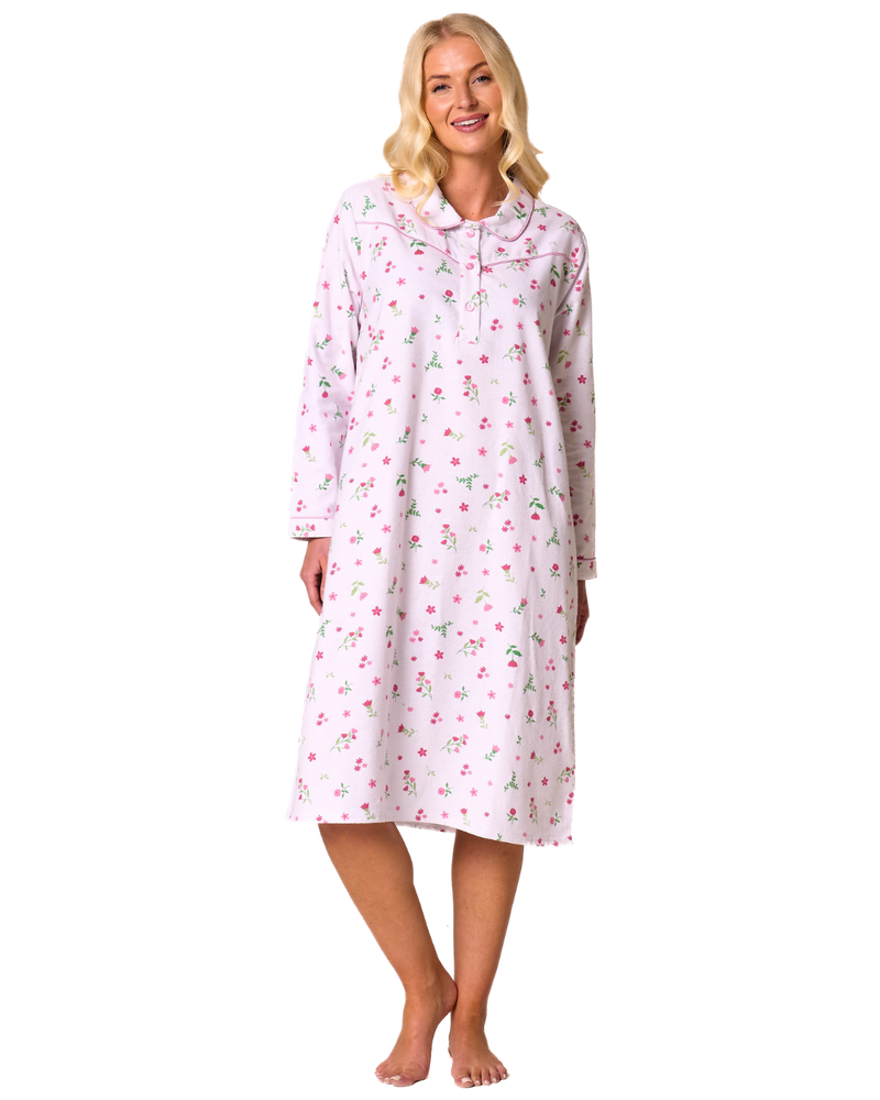 Classic Floral Wincy Nightdress Standard Length