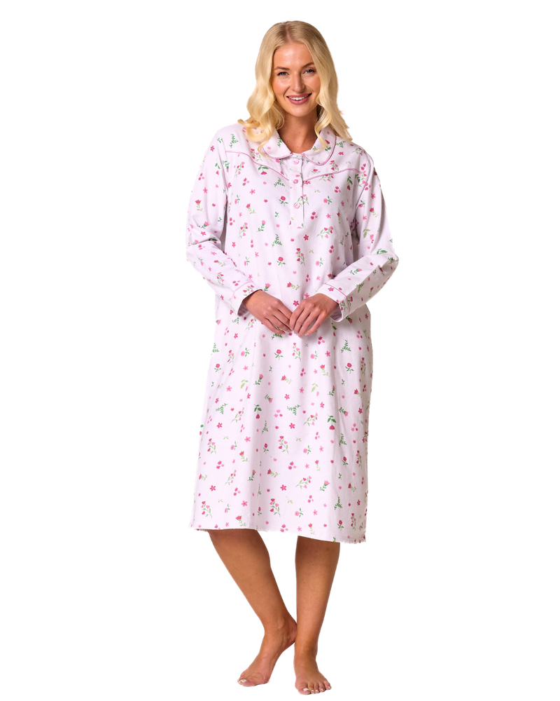 Classic Floral Wincy Nightdress Standard Length