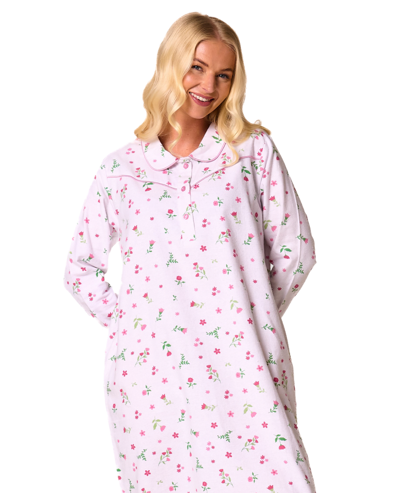 Classic Floral Wincy Nightdress Standard Length