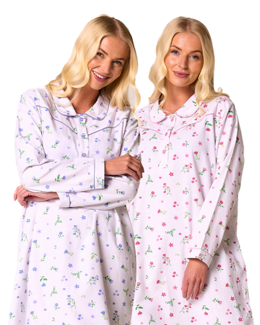 Classic Floral Wincy Nightdress Standard Length