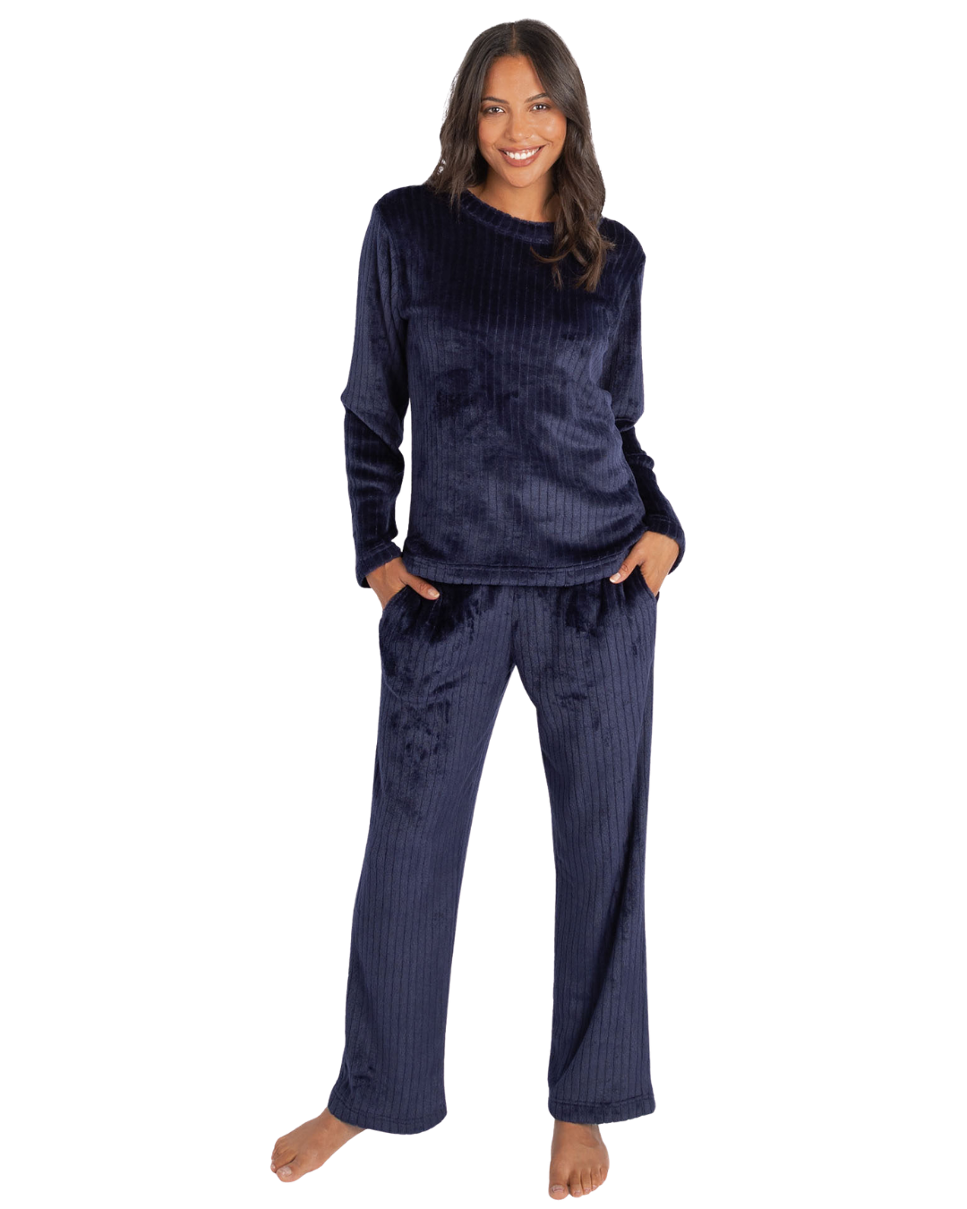 Soft Rib Fleece Pyjama Set