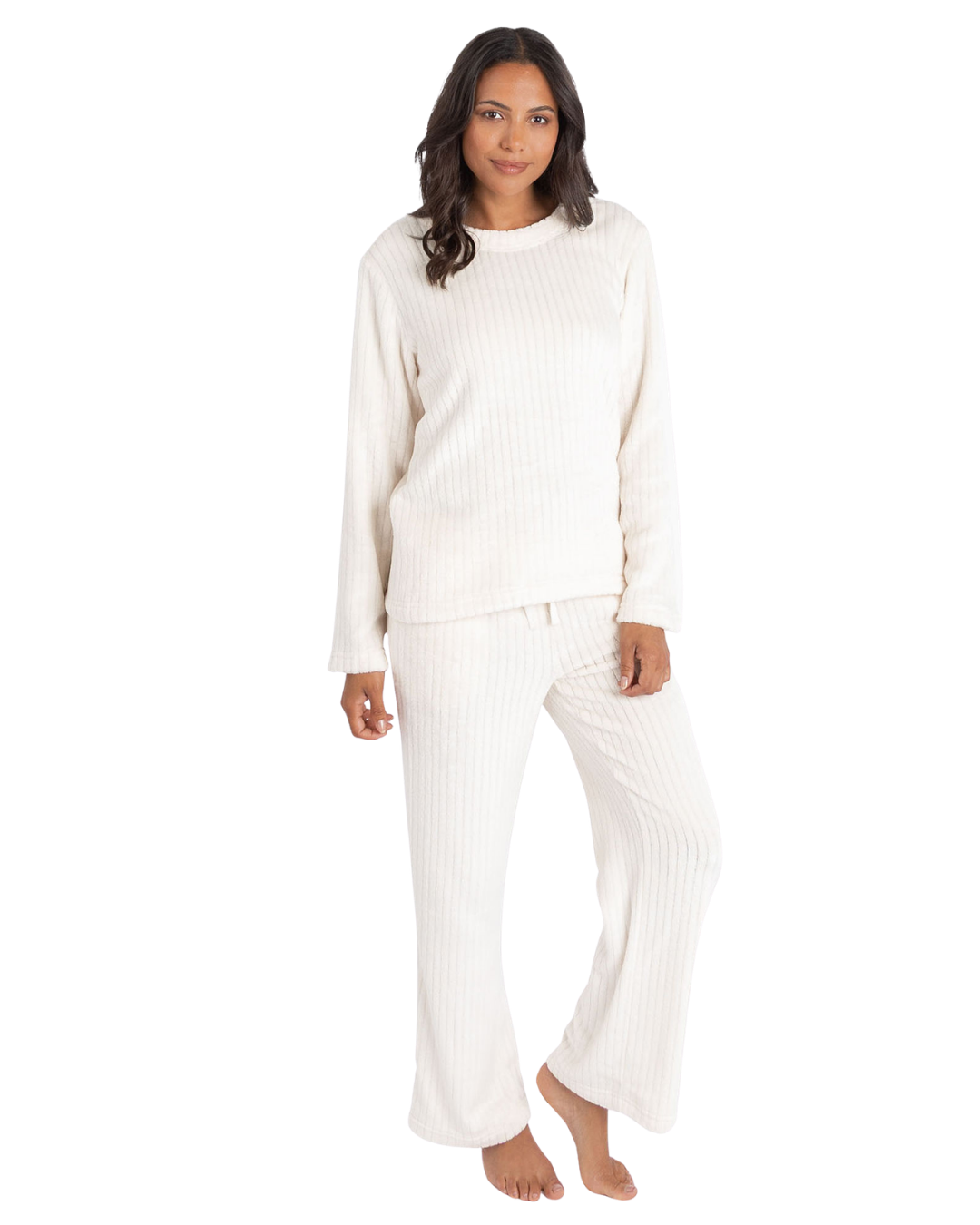 Soft Rib Fleece Pyjama Set