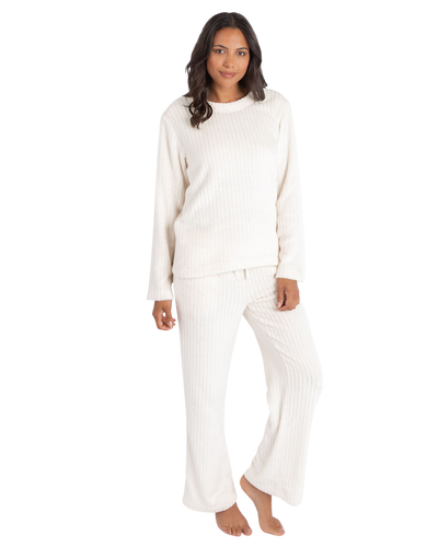 Soft Rib Fleece Pyjama Set