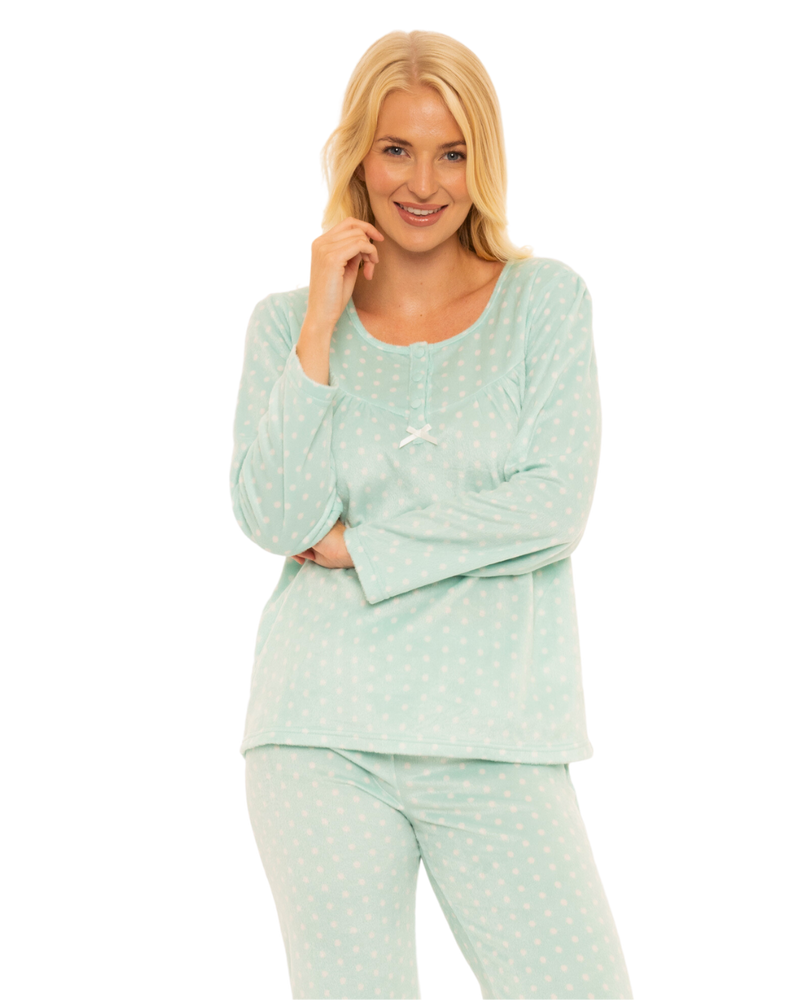 Long Sleeved Soft Fleece Pyjamas