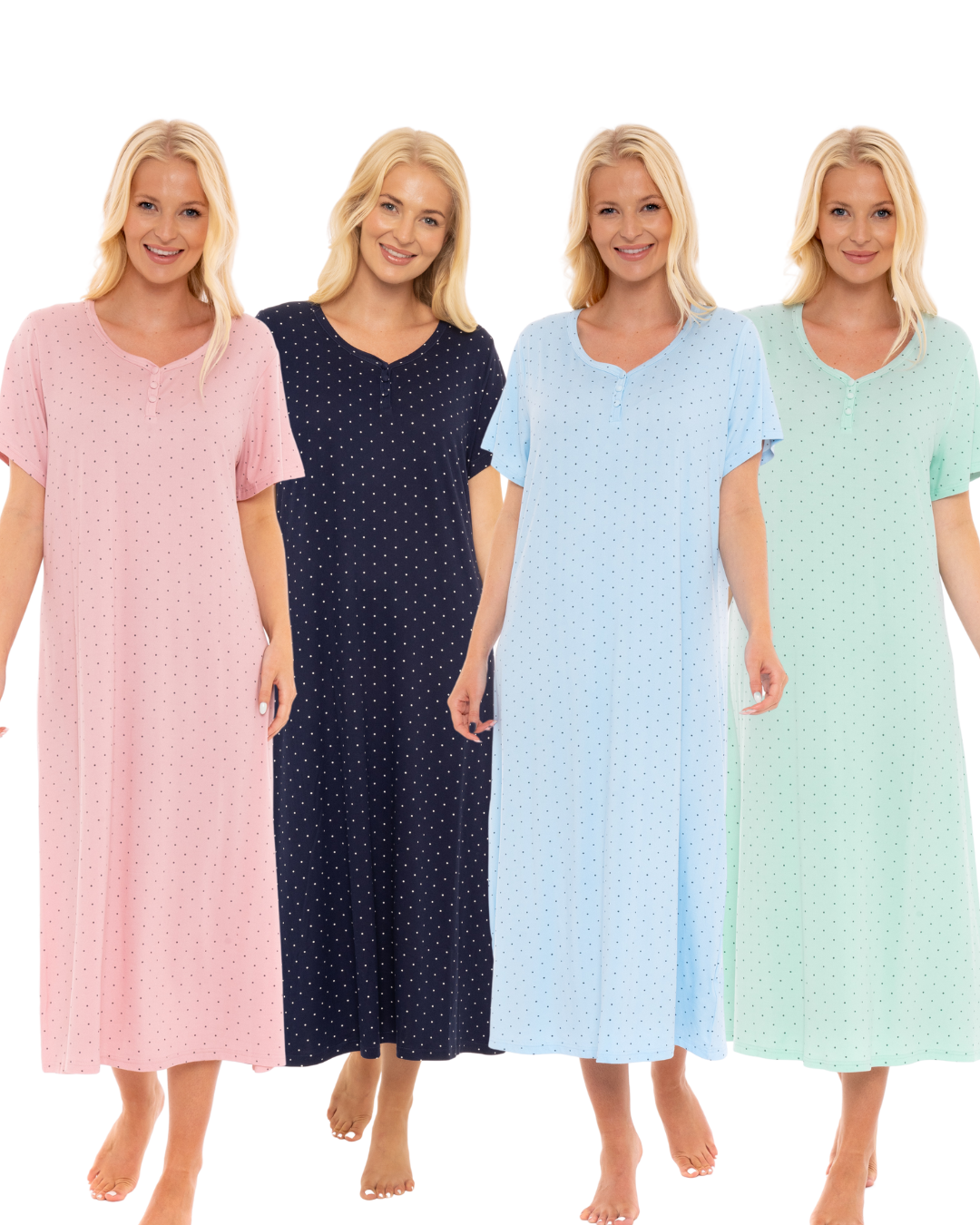 Long Plus Size Luxury Soft Touch Jersey Nightshirt