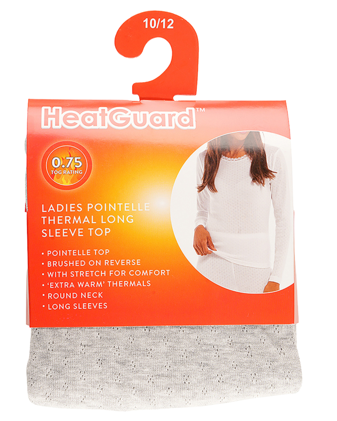 Womens Pointelle Long Sleeve Thermal Vest