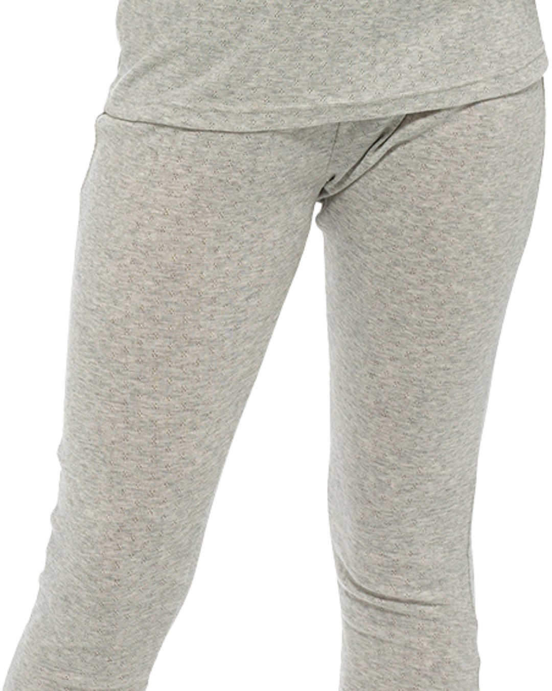 Womens Pointelle Thermal Leggings