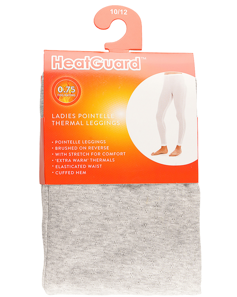 Womens Pointelle Thermal Leggings