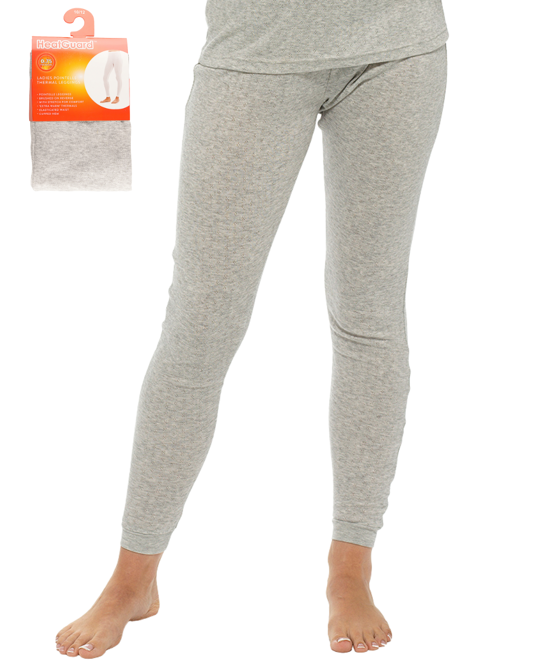 Womens Pointelle Thermal Leggings