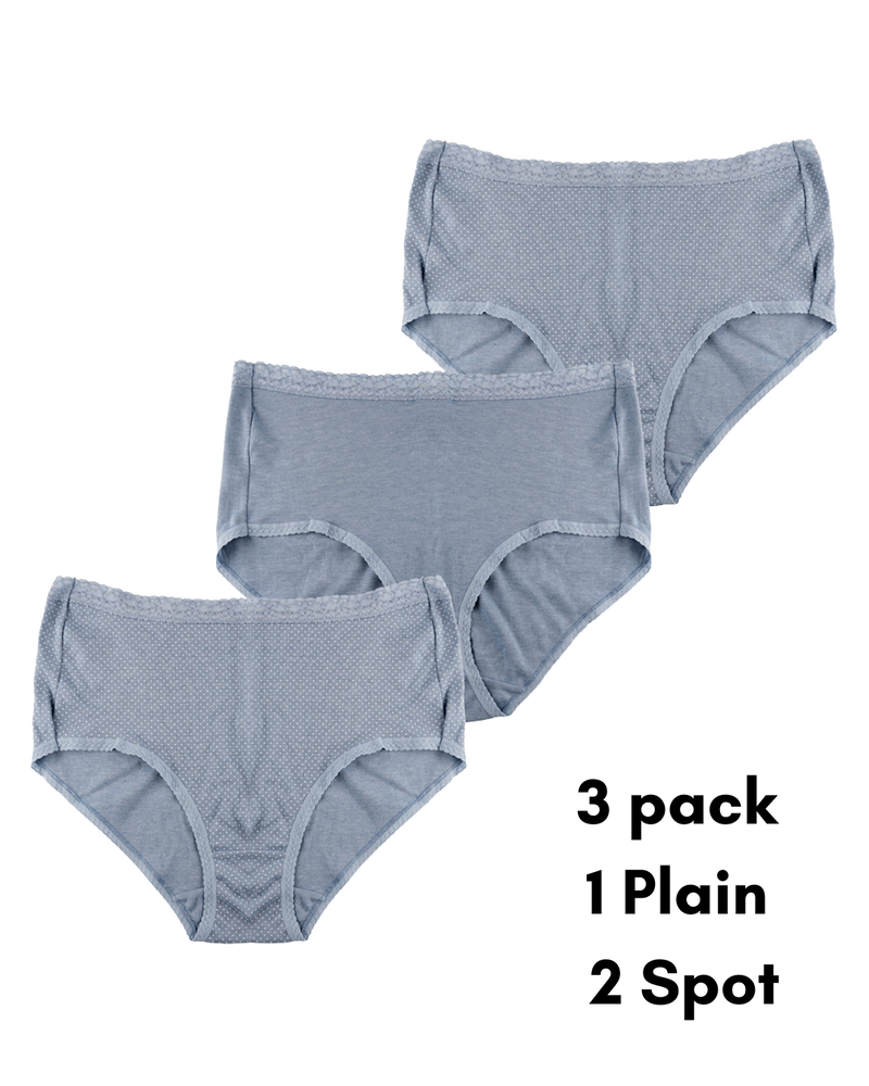 Womens 3 Pack Classic Brief
