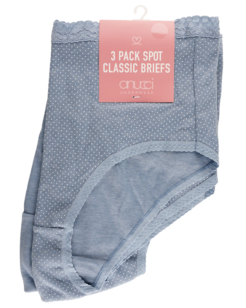 Womens 3 Pack Classic Brief
