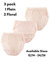 Womens 3 Pack Full Brief