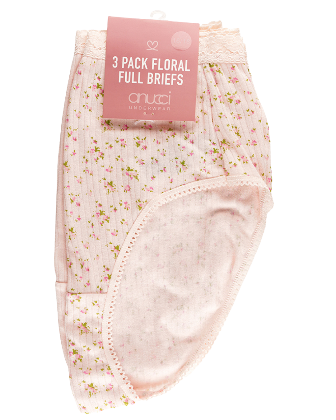 Womens 3 Pack Full Brief